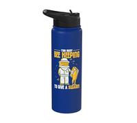 Too Busy Bee Keeping to Give A Swarm Honeybee Beekeeper Stainless Steel Insulated Water Bottle