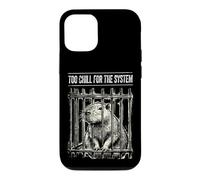 Too Chill For The System: Capybara Behind Bars Case for iPhone 12/12 Pro