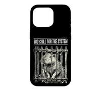 Too Chill For The System: Capybara Behind Bars Case for iPhone 16 Pro