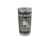 Too Chill for The System: Capybara Behind Bars Stainless Steel Insulated Tumbler