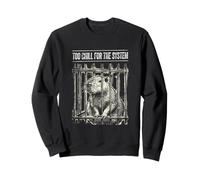 Too Chill For The System: Capybara Behind Bars Sweatshirt