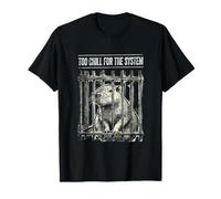Too Chill for The System: Capybara Behind Bars T-Shirt