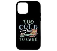 Too Cold To Care Winter Snow Snowy Climate Ice Cold Season Case for iPhone 12 mini