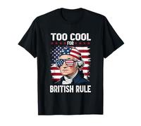 Too Cool For British Rule American Flag T-Shirt