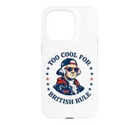Too Cool for British Rule George Washington Patriot Case for iPhone 15 Pro