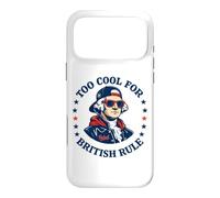 Too Cool for British Rule George Washington Patriot Case for iPhone 17 Pro Max