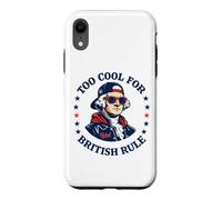 Too Cool for British Rule George Washington Patriot Case for iPhone XR