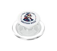 Too Cool for British Rule George Washington Patriot PopSockets PopGrip for MagSafe