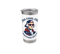 Too Cool for British Rule George Washington Patriot Stainless Steel Insulated Tumbler