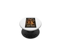 Too Cool For The Dog Park Funny Golden Retriever Design PopSockets Adhesive PopGrip