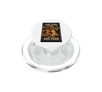 Too Cool For The Dog Park Funny Golden Retriever Design PopSockets PopGrip for MagSafe