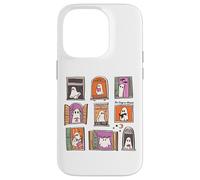 Too Cozy To Haunt Cute Ghost Windows Halloween Spooky Season Case for iPhone 14 Pro