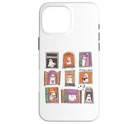 Too Cozy To Haunt Cute Ghost Windows Halloween Spooky Season Case for iPhone 16 Pro Max