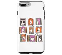 Too Cozy To Haunt Cute Ghost Windows Halloween Spooky Season Case for iPhone 7 Plus/8 Plus
