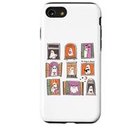 Too Cozy To Haunt Cute Ghost Windows Halloween Spooky Season Case for iPhone SE (2020) / 7/8