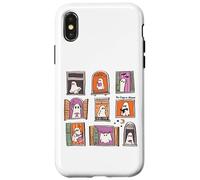 Too Cozy To Haunt Cute Ghost Windows Halloween Spooky Season Case for iPhone X/XS