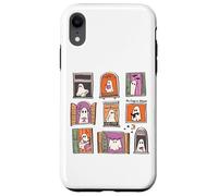 Too Cozy To Haunt Cute Ghost Windows Halloween Spooky Season Case for iPhone XR