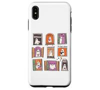 Too Cozy To Haunt Cute Ghost Windows Halloween Spooky Season Case for iPhone XS Max