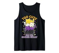 Too Cute for The Binary Funny Non Binary Tank Top