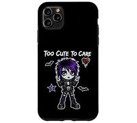 Too Cute To Care Gothic Punk Girl Aesthetic Emo Art Punk Case for iPhone 11 Pro Max