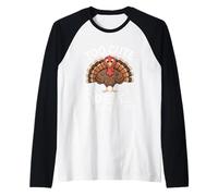 Too Cute to Eat Said No Turkey Ever Thanksgiving Raglan Baseball Tee