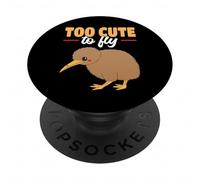 Too Cute To Fly Kiwi Bird Flightless Cute Kiwi PopSockets Adhesive PopGrip