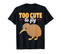 Too Cute to Fly Kiwi Bird Flightless Cute Kiwi T-Shirt
