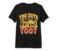 Too Cute to Give A Toot Trumpet Player Music Premium T-Shirt