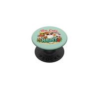 Too Cute to Haunt Summerween Ghost Beach Halloween Design PopSockets Adhesive PopGrip