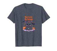 Too Cute to Spook Adorable Ghost Nurse Halloween T-Shirt, Men, Heather Blue, 4XL