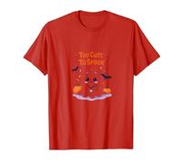 Too Cute to Spook Adorable Ghost Nurse Halloween T-Shirt, Men, Red, S
