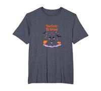 Too Cute to Spook Adorable Ghost Nurse Halloween T-Shirt, Men's Big and Tall, Heather Blue, 4X Tall
