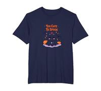 Too Cute to Spook Adorable Ghost Nurse Halloween T-Shirt, Men's Big and Tall, Navy, 4X Tall