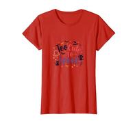 Too Cute to Spook: Adorable Halloween Charm T-Shirt, Women, Red, S