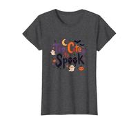 Too Cute to Spook: Adorable Halloween Fun for Kids T-Shirt, Women, Dark Heather Grey, XS