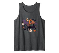 Too Cute to Spook: Adorable Halloween Fun for Kids Tank Top, Men, Dark Heather Grey, XL