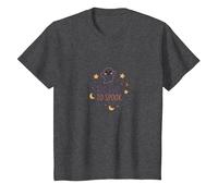 Too Cute to Spook: Adorable Halloween Ghost for Kids T-Shirt, Kids, Dark Heather Grey, 3 Years
