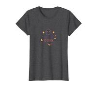 Too Cute to Spook: Adorable Halloween Ghost for Kids T-Shirt, Women, Dark Heather Grey, L