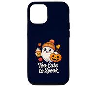 Too Cute to Spook Ghost Halloween Pumpkin Spice Latte Case for iPhone 12/12 Pro