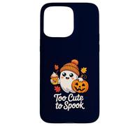 Too Cute to Spook Ghost Halloween Pumpkin Spice Latte Case for iPhone 15 Pro Max