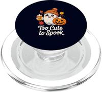 Too Cute to Spook Ghost Halloween Pumpkin Spice Latte PopSockets PopGrip for MagSafe