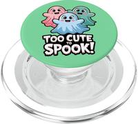 Too Cute to Spook Retro Vintage Ghost Halloween Design PopSockets PopGrip for MagSafe