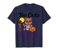 Too Cute to Spook Rocking Quokka Skeleton Halloween Cauldron T-Shirt