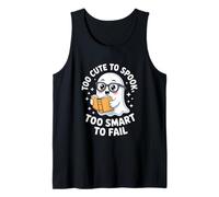 Too Cute to Spook Too Smart to Fail Halloween Study Tank Top