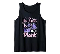 Too Cute to Walk The Plank Nautical Tank Top