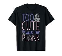 Too Cute to Walk The Plank Pirate Party Outfit T-Shirt