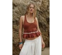 Too Cute Top by free-est at Free People in Honey Topaz, Size: XS - female