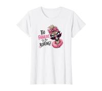 Too Fabulous to Be Boring Value Graphic T-Shirt, Women, White, XL
