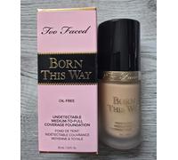 Too Faced Born This Way Oil-Free Medium-To-Full Coverage Foundation 'Porcelain'