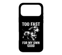 Too Fast For My Own Good - Running Vintage Dachshund Drawing Case for iPhone 17 Pro Max